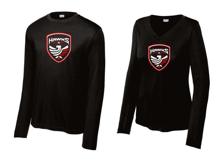 CO Hawks FC Sport-Tek Long Sleeve Tee -Youth, Ladies, or Unisex Sizes