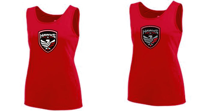CO Hawks FC Training Tank-Unisex or Ladies- Matte or Glitter