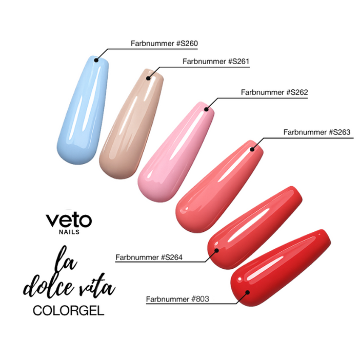 Color Gel Display-Set "DOLCE VITA"