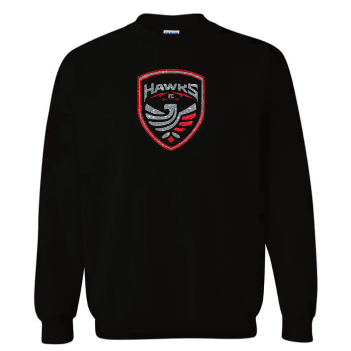 Colorado Hawks FC Crewneck Sweatshirt- Matte or Glitter
