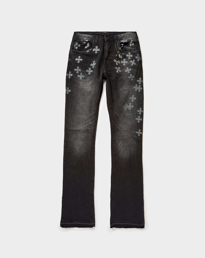 Jordan Craig Cross Stacked Jeans. Underground Apparel. Rule of Next Streetwear.