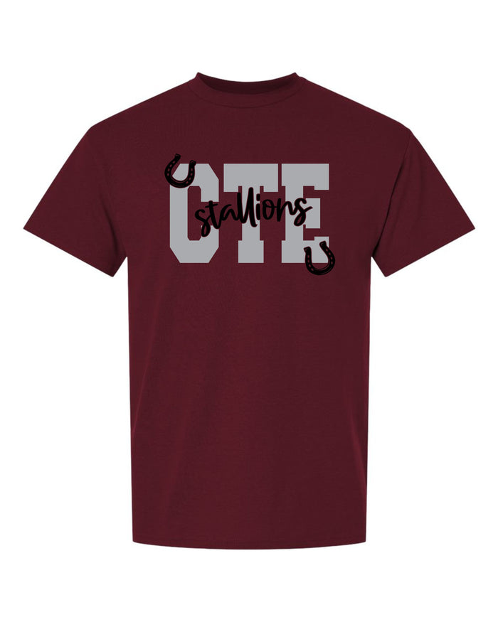 CTE Basic Tee CTE Design- Matte or Glitter