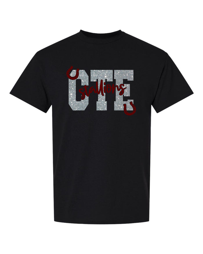 CTE Basic Tee CTE Design- Matte or Glitter