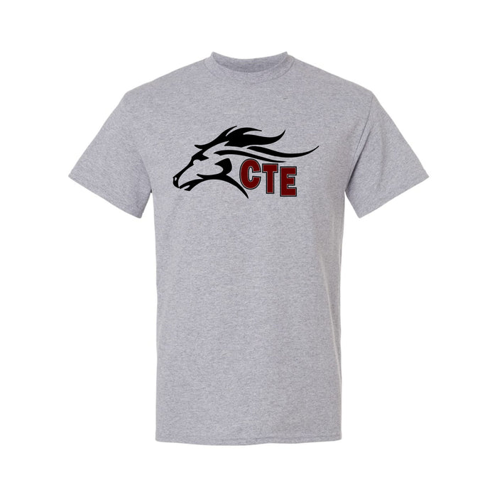 CTE Basic Tee HORSE Design- Matte or Glitter