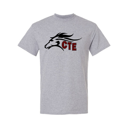 CTE Basic Tee HORSE Design- Matte or Glitter