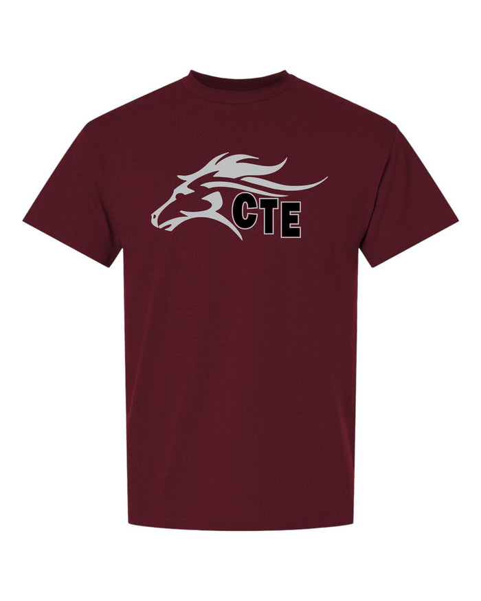 CTE Basic Tee HORSE Design- Matte or Glitter