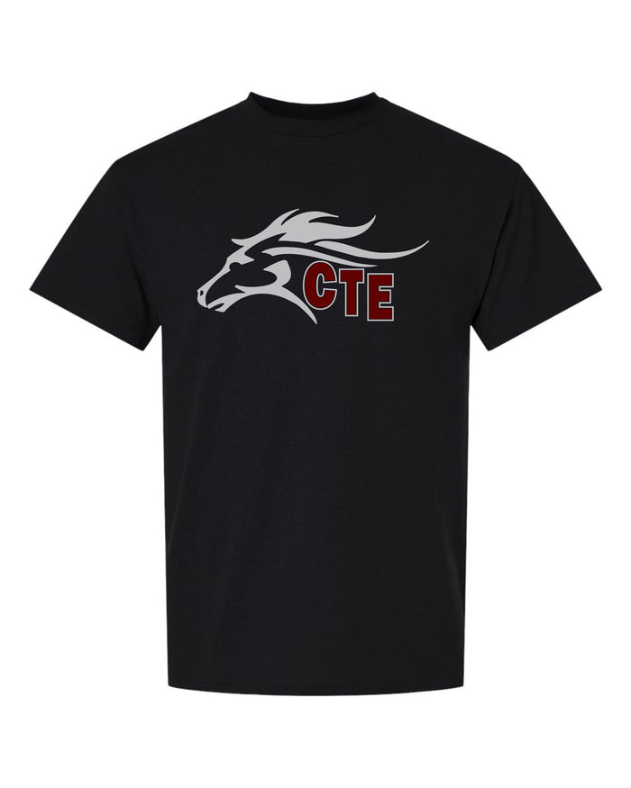 CTE Basic Tee HORSE Design- Matte or Glitter