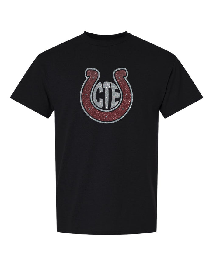 CTE Basic Tee SHOE Design- Matte or Glitter