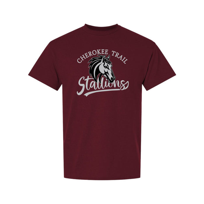 CTE Basic Tee STALLION Design- Matte or Glitter