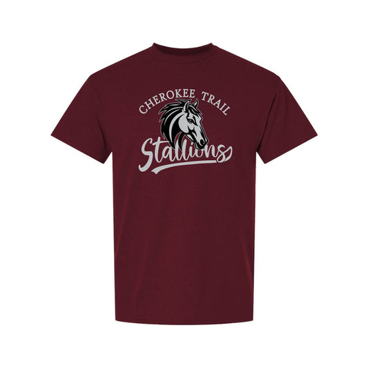 CTE Basic Tee STALLION Design- Matte or Glitter