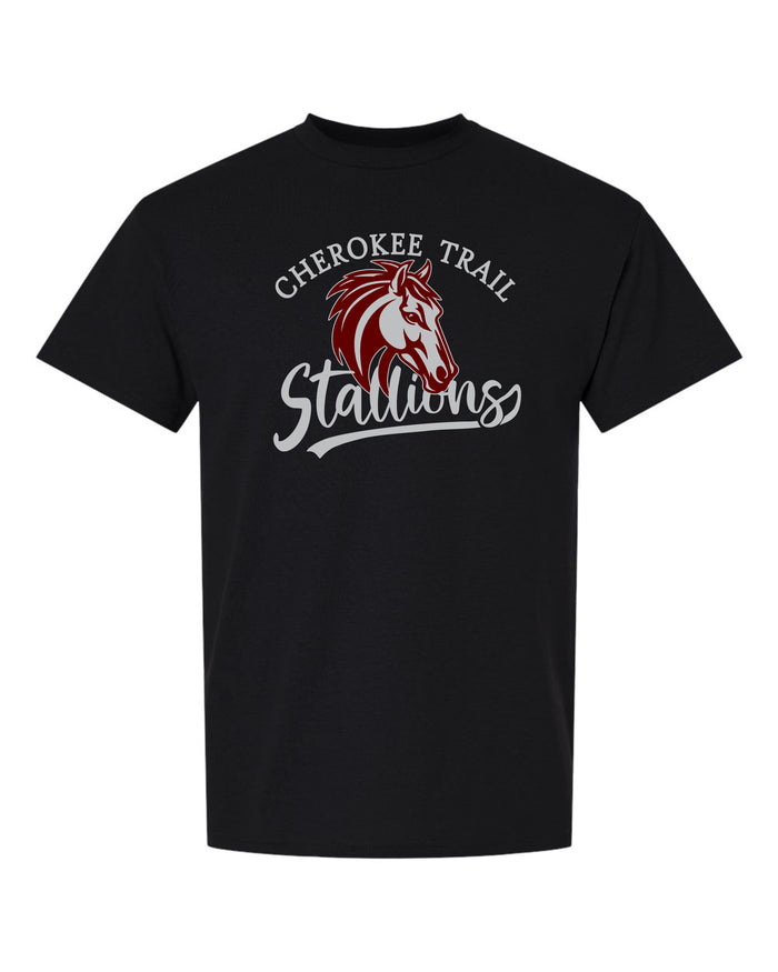 CTE Basic Tee STALLION Design- Matte or Glitter