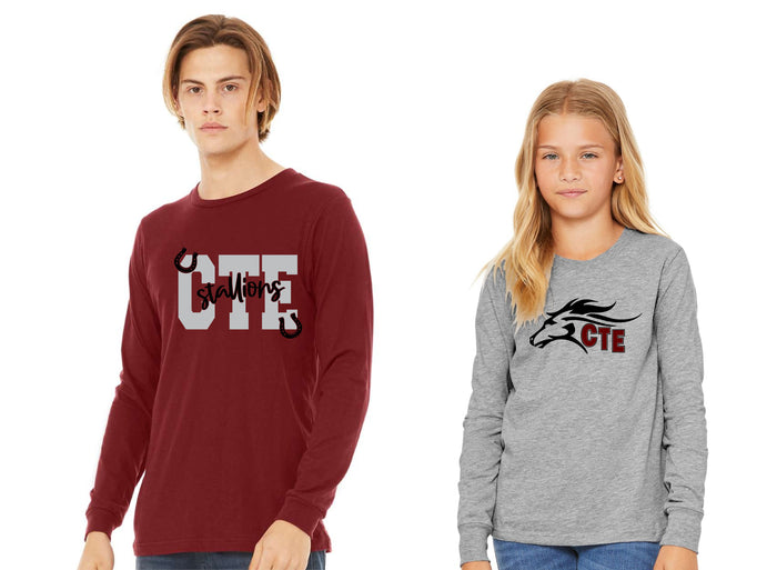 CTE Bella Canvas Long Sleeve Tee -5 Designs
