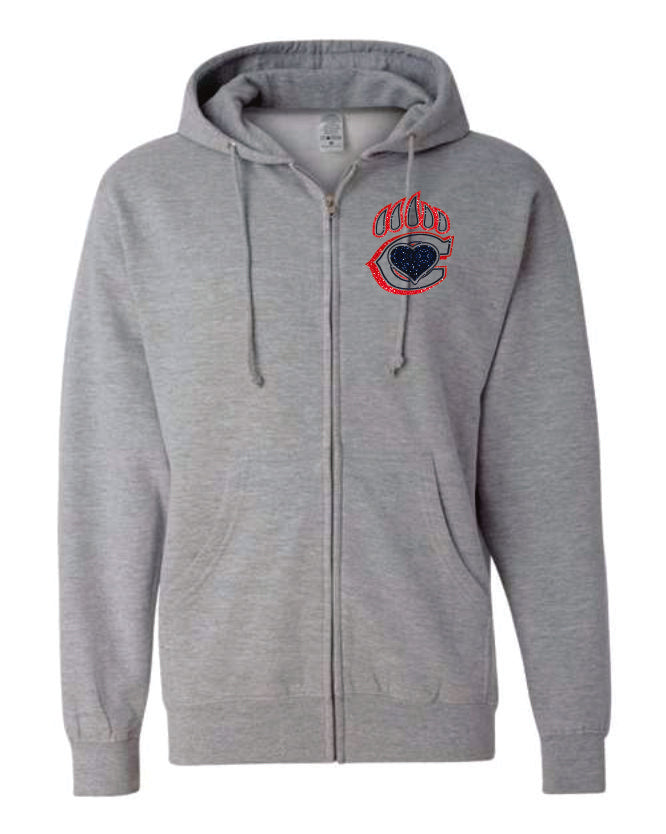 CTE Chap Family Zip Up Hoodie -Matte or Glitter