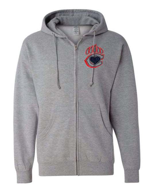 CTE Chap Family Zip Up Hoodie -Matte or Glitter