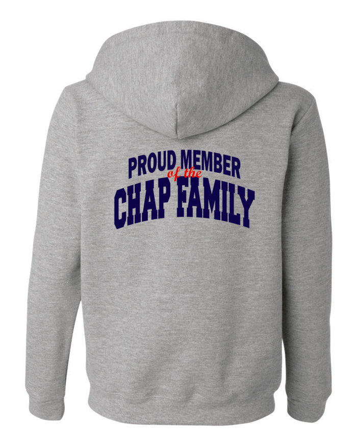 CTE Chap Family Zip Up Hoodie -Matte or Glitter