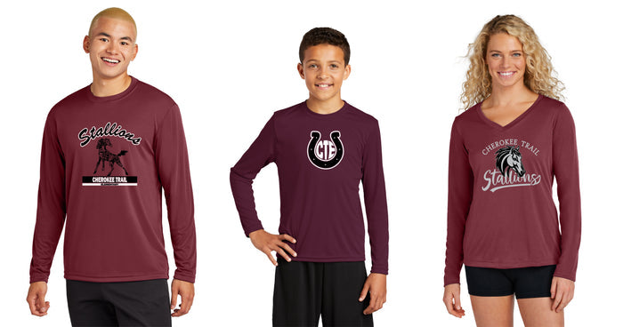 CTE Wicking Long Sleeve Tee -5 Designs