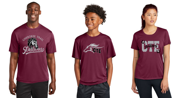 CTE Wicking Short Sleeve Tee -5 Designs