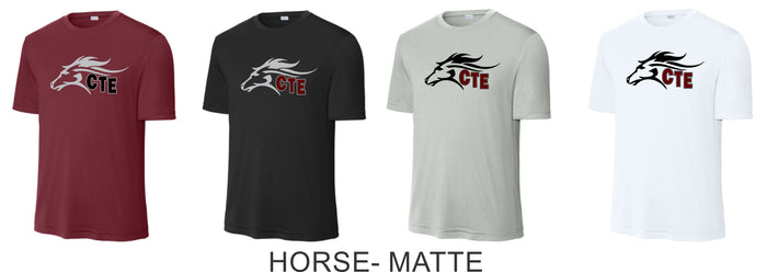 CTE Wicking Short Sleeve Tee -5 Designs