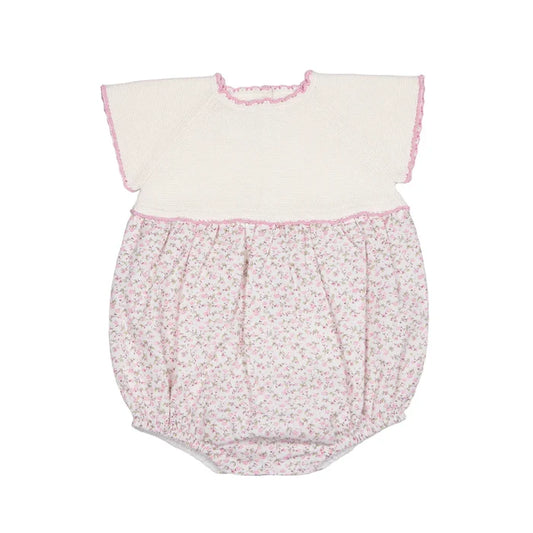 Cuclie Sophie Knit Romper-Ivory Multi