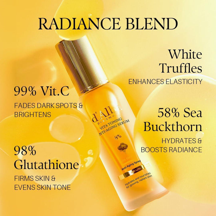 D'Alba Vita Toning Anti-Aging Spray Serum 8% 70 mL