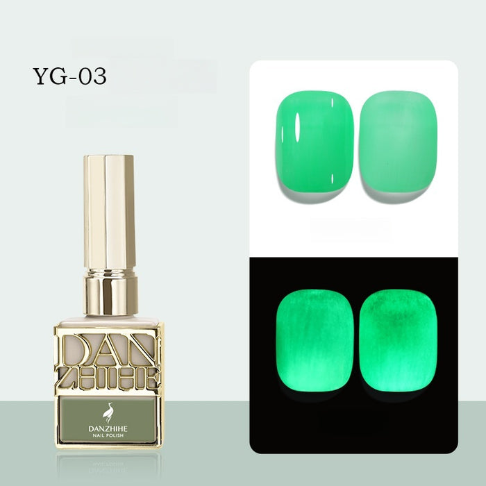 DANZHIHE 12g Dark Night Fluorescence Luminous Gel Polish T4844