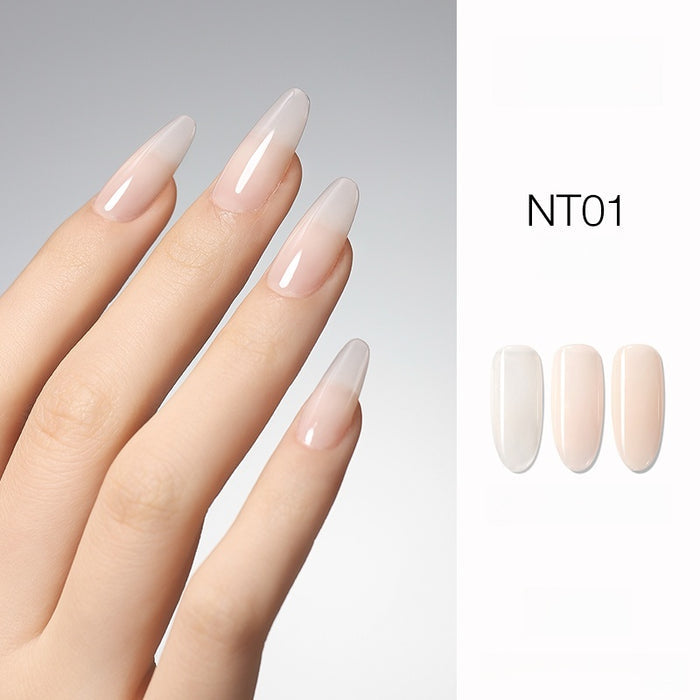 DANZHIHE 12g Semi-transparent Nude French Jade Gel Polish T4839