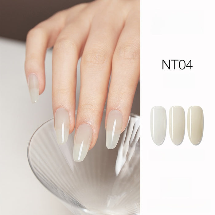 DANZHIHE 12g Semi-transparent Nude French Jade Gel Polish T4839
