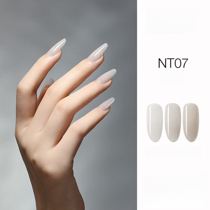 DANZHIHE 12g Semi-transparent Nude French Jade Gel Polish T4839