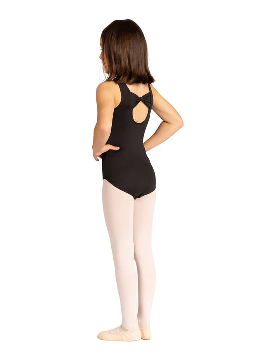 Danznmotion Back Bow Leotard-Black