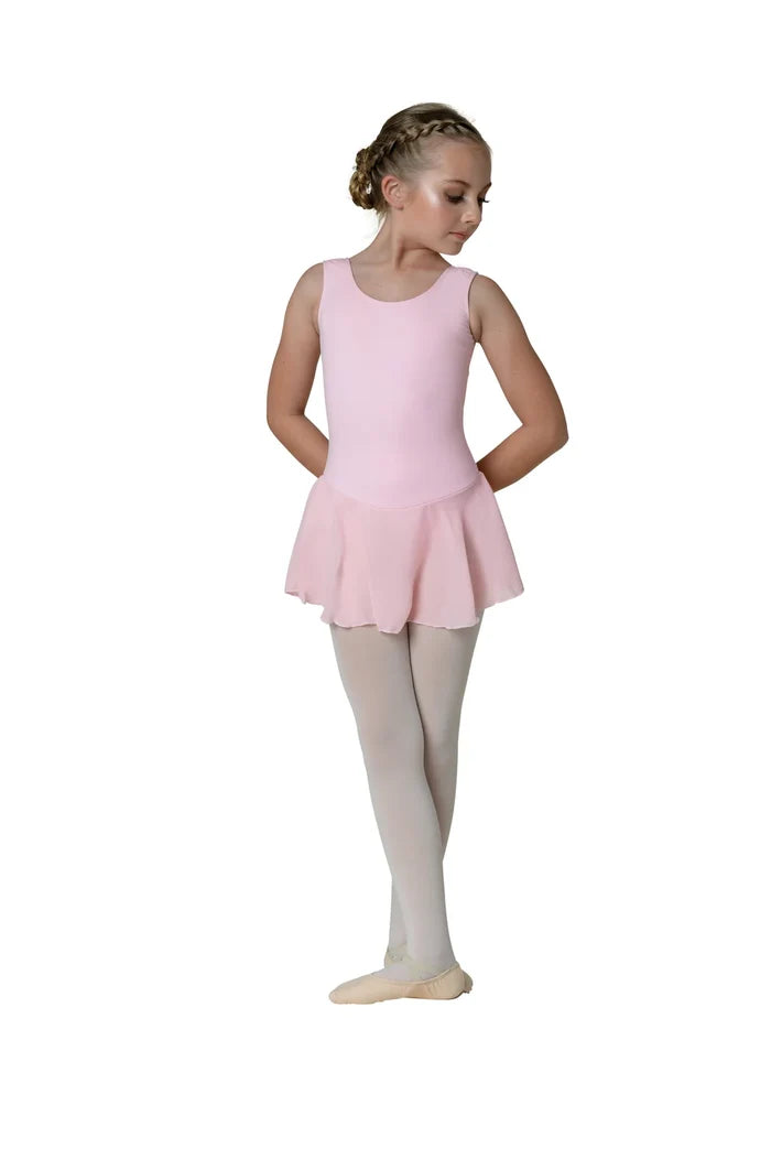 Danznmotion Sleeveless Tank Dress-Pink