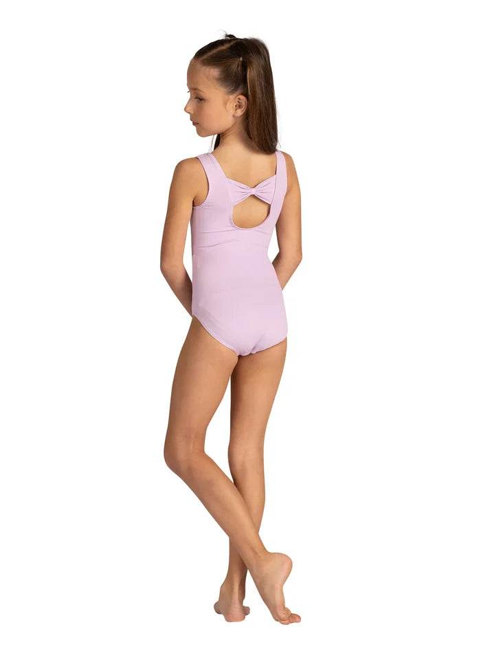 Danznmotion Tank Back Bow Leotard-Pink