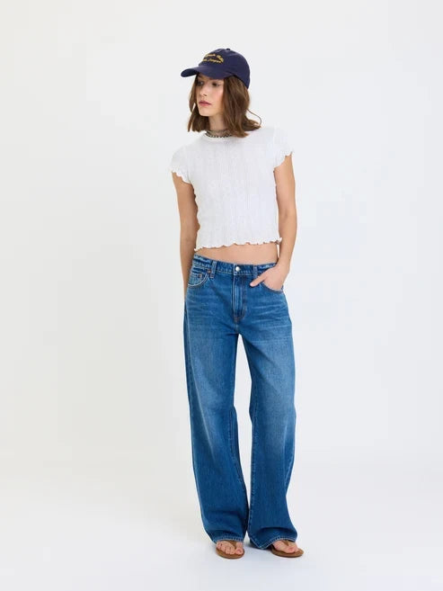 DAZE 2K Mid Rise Relaxed Baggy Jean – Vesper