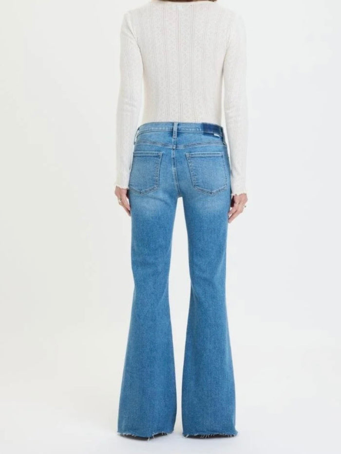 DAZE Low Rise Flare Jeans – First Crush