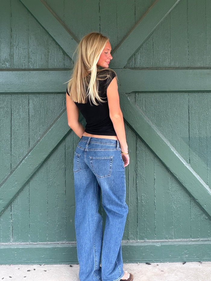 DAZE Replay Low Rise V-Waist Soft Barrel Jean – Almost Home