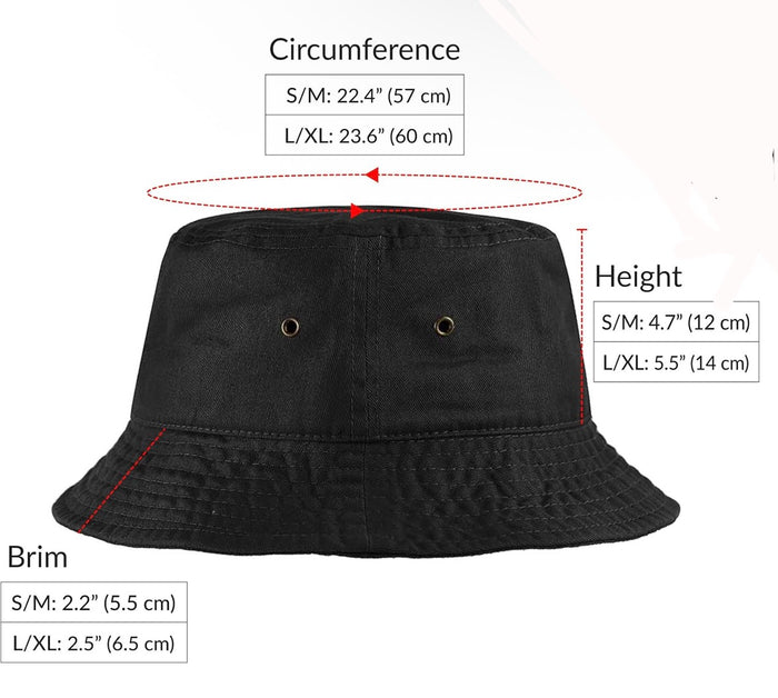 D.C (Distressed City)Hand-Crafted Denim Bucket Hat