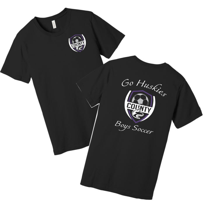 DCHS Soccer Bella Canvas Tee - 2 SIDE Design
