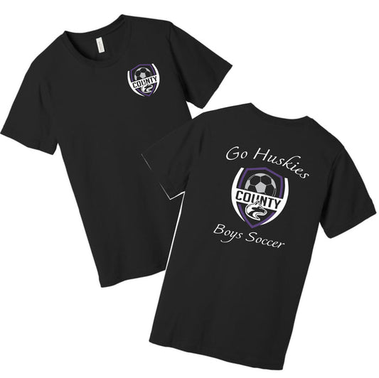 DCHS Soccer Bella Canvas Tee - 2 SIDE Design