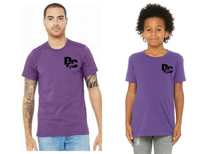 DCHS Soccer Bella Canvas Tee - HUSKIES Design