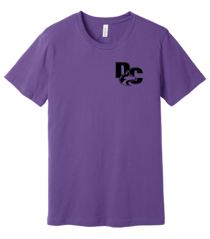 DCHS Soccer Bella Canvas Tee - HUSKIES Design