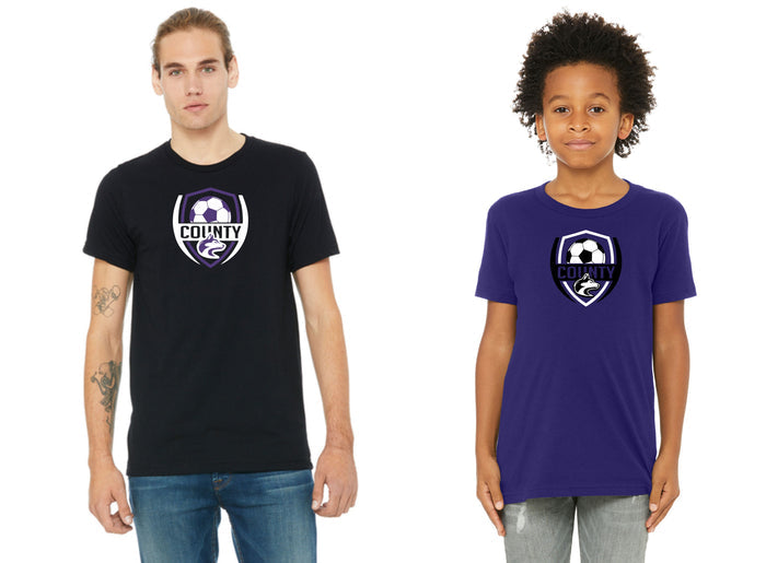 DCHS Soccer Bella Canvas Tee - LOGO Design