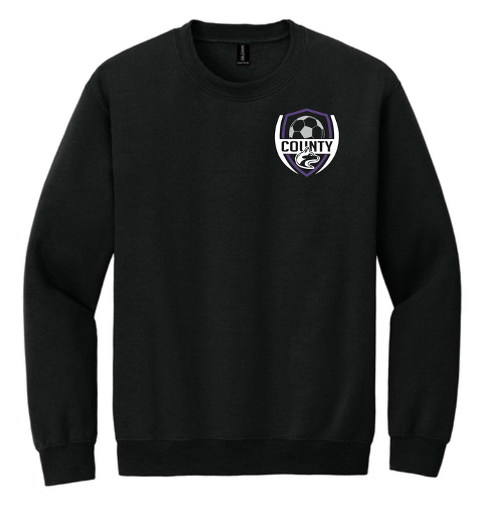 DCHS Soccer Crewneck Sweatshirt- 2 SIDE DESIGN