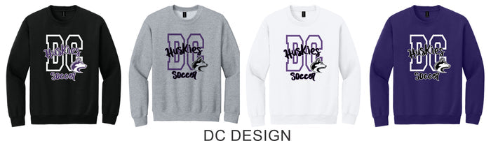 DCHS Soccer Crewneck Sweatshirt- 3 Designs