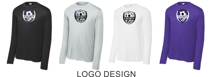 DCHS Soccer Wicking Long Sleeve Tee -3 Designs