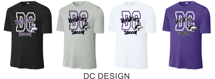 DCHS Soccer Wicking Short Sleeve Tee -3 Designs