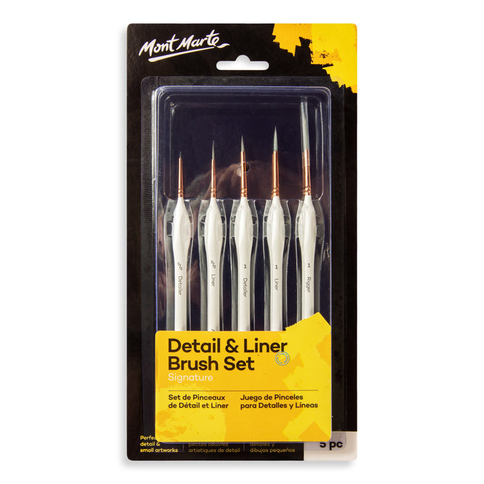 Detail & Liner Brush Set Signature 5pc