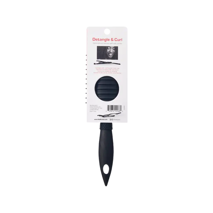 Detangle And Curl Defining Brush [Black] #HH256