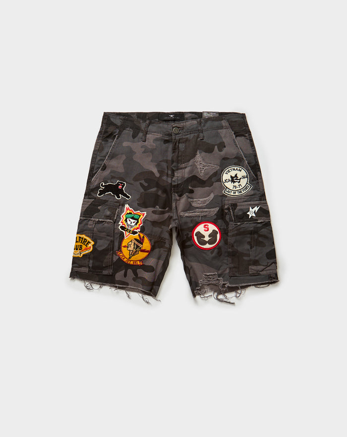 Jordan Craig Diary Cargo Shorts Black Camo. Underground Apparel. Rule of Next Streetwear.