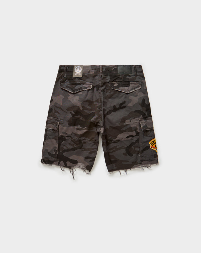 Jordan Craig Diary Cargo Shorts Black Camo. Underground Apparel. Rule of Next Streetwear.