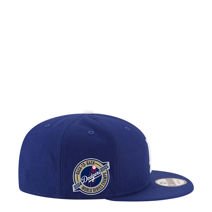 Royal blue 950 baseball cap with round World Series patch on front panel