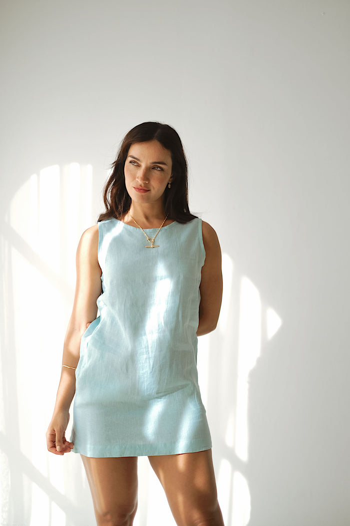 DOLLY DRESS - Sky Blue